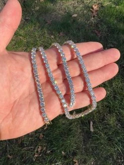 Real Solid 10k Yellow Gold 5mm Large Iced Moissanite Tennis Chain Necklace Mens 23 Real Solid 10k Yellow Gold 5mm Large Iced Moissanite Tennis Chain Necklace Mens -Harlem Bling Shop real solid 10k yellow gold 5mm large iced moissanite tennis chain necklace mens 28099.1669130058