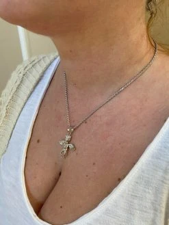 Real Solid 925 Silver Micro Angel Cherub Hip Hop Pendant Gold Necklace Praying 17 Real Solid 925 Silver Micro Angel Cherub Hip Hop Pendant Gold Necklace Praying -Harlem Bling Shop real solid 925 silver micro angel cherub hip hop pendant gold necklace praying 56874.1664386454