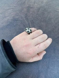 Real Solid 925 Sterling Silver & Gold Men's Baguette Black Diamond Ring Hip Hop 25 Real Solid 925 Sterling Silver & Gold Men's Baguette Black Diamond Ring Hip Hop -Harlem Bling Shop real solid 925 sterling silver and gold mens baguette black diamond ring hip hop 00148.1664393667