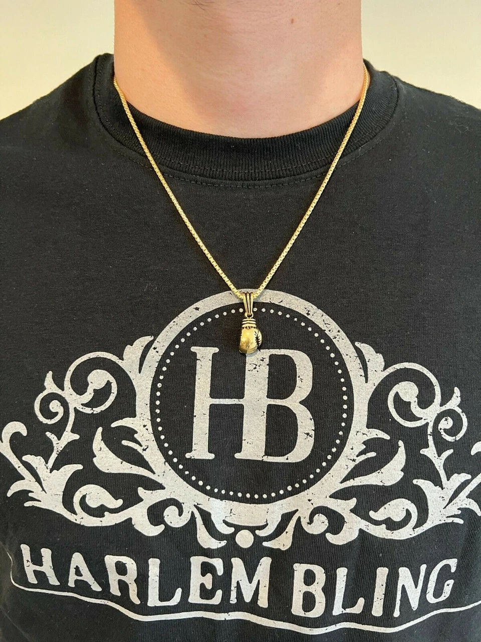 Real Solid 925 Sterling Silver Boxing Gloves Pendant Necklace Gold Mens Boxer 13 Real Solid 925 Sterling Silver Boxing Gloves Pendant Necklace Gold Mens Boxer - Image 11