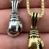 Real Solid 925 Sterling Silver Boxing Gloves Pendant Necklace Gold Mens Boxer 2 Real Solid 925 Sterling Silver Boxing Gloves Pendant Necklace Gold Mens Boxer -Harlem Bling Shop real solid 925 sterling silver boxing gloves pendant necklace gold mens boxer 76851.1664361732
