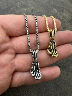 Real Solid 925 Sterling Silver Boxing Gloves Pendant Necklace Gold Mens Boxer 16 Real Solid 925 Sterling Silver Boxing Gloves Pendant Necklace Gold Mens Boxer -Harlem Bling Shop real solid 925 sterling silver boxing gloves pendant necklace gold mens boxer 91360.1664360545