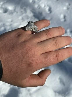 Real Solid 925 Sterling Silver Custom GOAT Ring Diamond Iced Animal HipHop Pinky 22 Real Solid 925 Sterling Silver Custom GOAT Ring Diamond Iced Animal HipHop Pinky -Harlem Bling Shop real solid 925 sterling silver custom goat ring diamond iced animal hiphop pinky 51518.1664375533