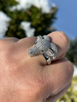 Real Solid 925 Sterling Silver Custom GOAT Ring Diamond Iced Animal HipHop Pinky 16 Real Solid 925 Sterling Silver Custom GOAT Ring Diamond Iced Animal HipHop Pinky -Harlem Bling Shop real solid 925 sterling silver custom goat ring diamond iced animal hiphop pinky 84970.1665670444