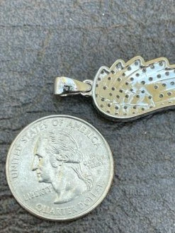 Real Solid 925 Sterling Silver Iced Angel Wing Pendant Hip Hop Diamond Necklace 22 Real Solid 925 Sterling Silver Iced Angel Wing Pendant Hip Hop Diamond Necklace -Harlem Bling Shop real solid 925 sterling silver iced angel wing pendant hip hop diamond necklace 75926.1664376548