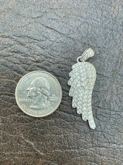 Real Solid 925 Sterling Silver Iced Angel Wing Pendant Hip Hop Diamond Necklace 19 Real Solid 925 Sterling Silver Iced Angel Wing Pendant Hip Hop Diamond Necklace -Harlem Bling Shop real solid 925 sterling silver iced angel wing pendant hip hop diamond necklace 89301.1664373453