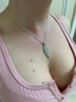 Real Solid 925 Sterling Silver Iced Angel Wing Pendant Hip Hop Diamond Necklace 18 Real Solid 925 Sterling Silver Iced Angel Wing Pendant Hip Hop Diamond Necklace -Harlem Bling Shop real solid 925 sterling silver iced angel wing pendant hip hop diamond necklace 96687.1664376710