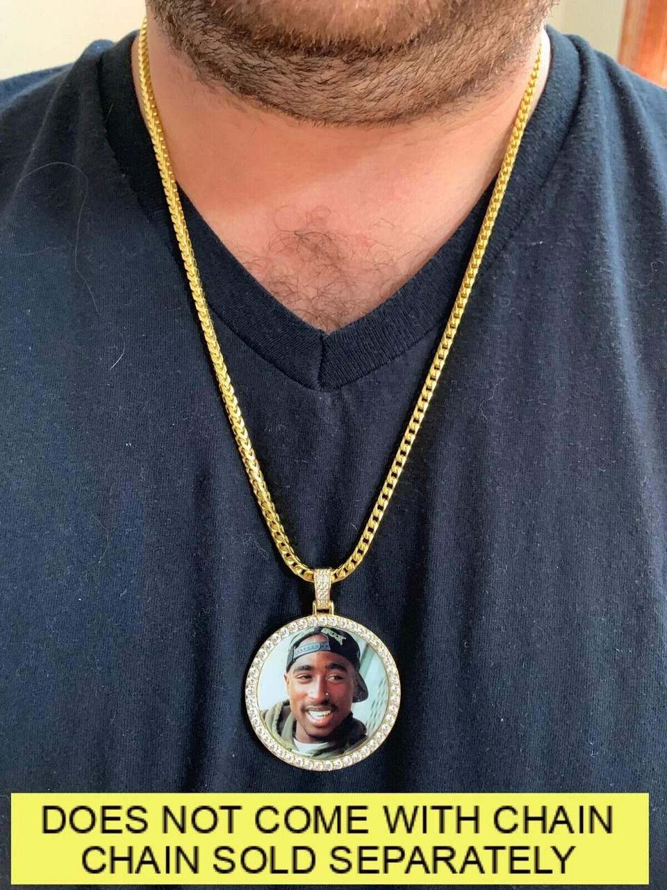 925 Silver Custom Hip Hip Photo Pendant Iced Memory MOISSANITE PASS DIAMOND TESTER 4 925 Silver Custom Hip Hip Photo Pendant Iced Memory MOISSANITE PASS DIAMOND TESTER - Image 2