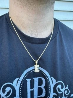 Moissanite Gothic Small Initial Letter 925 Silver / Gold Pendant Iced Out Necklace 39 Moissanite Gothic Small Initial Letter 925 Silver / Gold Pendant Iced Out Necklace -Harlem Bling Shop silver moissanite gothic small initial letter 925 silver gold pendant iced out necklace 75562.1702616174