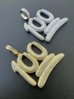 MOISSANITE Keep It 100 Hundred Iced Hip Hop Pendant Necklace Pass Diamond Tester 19 MOISSANITE Keep It 100 Hundred Iced Hip Hop Pendant Necklace Pass Diamond Tester -Harlem Bling Shop silver moissanite keep it 100 hundred iced hip hop pendant necklace pass diamond tester 12924.1664359361