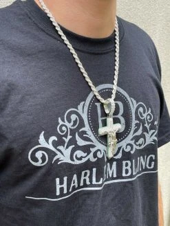 Real 925 Silver Gold HUGE 3.5" Glow In Dark Cross W. Jesus Iced Pendant Necklace 18 Real 925 Silver Gold HUGE 3.5" Glow In Dark Cross W. Jesus Iced Pendant Necklace -Harlem Bling Shop silver real 925 silver gold huge 3.5 glow in dark cross w jesus iced pendant necklace 60409.1664380934