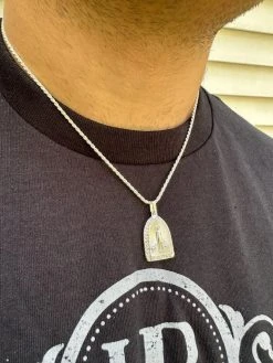 St Lazarus Plain Real 925 Silver / Gold Plated Saint Necklace Pendant San Lazaro 30 St Lazarus Plain Real 925 Silver / Gold Plated Saint Necklace Pendant San Lazaro -Harlem Bling Shop st lazarus plain real 925 silver gold plated saint necklace pendant san lazaro 02857.1695866072