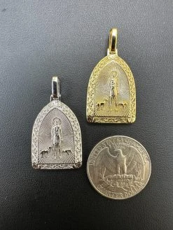 St Lazarus Plain Real 925 Silver / Gold Plated Saint Necklace Pendant San Lazaro 26 St Lazarus Plain Real 925 Silver / Gold Plated Saint Necklace Pendant San Lazaro -Harlem Bling Shop st lazarus plain real 925 silver gold plated saint necklace pendant san lazaro 38717.1695866084