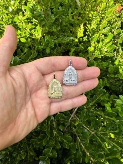 St Lazarus Plain Real 925 Silver / Gold Plated Saint Necklace Pendant San Lazaro 38 St Lazarus Plain Real 925 Silver / Gold Plated Saint Necklace Pendant San Lazaro -Harlem Bling Shop st lazarus plain real 925 silver gold plated saint necklace pendant san lazaro 63855.1695866035