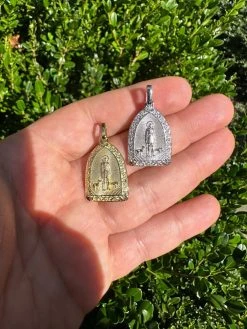 St Lazarus Plain Real 925 Silver / Gold Plated Saint Necklace Pendant San Lazaro 35 St Lazarus Plain Real 925 Silver / Gold Plated Saint Necklace Pendant San Lazaro -Harlem Bling Shop st lazarus plain real 925 silver gold plated saint necklace pendant san lazaro 84838.1695866046