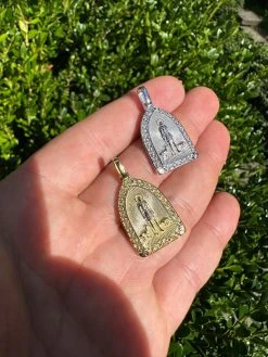 St Lazarus Plain Real 925 Silver / Gold Plated Saint Necklace Pendant San Lazaro 36 St Lazarus Plain Real 925 Silver / Gold Plated Saint Necklace Pendant San Lazaro -Harlem Bling Shop st lazarus plain real 925 silver gold plated saint necklace pendant san lazaro 85116.1695866095