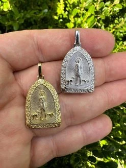 St Lazarus Plain Real 925 Silver / Gold Plated Saint Necklace Pendant San Lazaro 37 St Lazarus Plain Real 925 Silver / Gold Plated Saint Necklace Pendant San Lazaro -Harlem Bling Shop st lazarus plain real 925 silver gold plated saint necklace pendant san lazaro 98285.1695866037