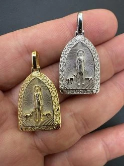 St Lazarus Plain Real 925 Silver / Gold Plated Saint Necklace Pendant San Lazaro 34 St Lazarus Plain Real 925 Silver / Gold Plated Saint Necklace Pendant San Lazaro -Harlem Bling Shop st lazarus plain real 925 silver gold plated saint necklace pendant san lazaro 99175.1695866030